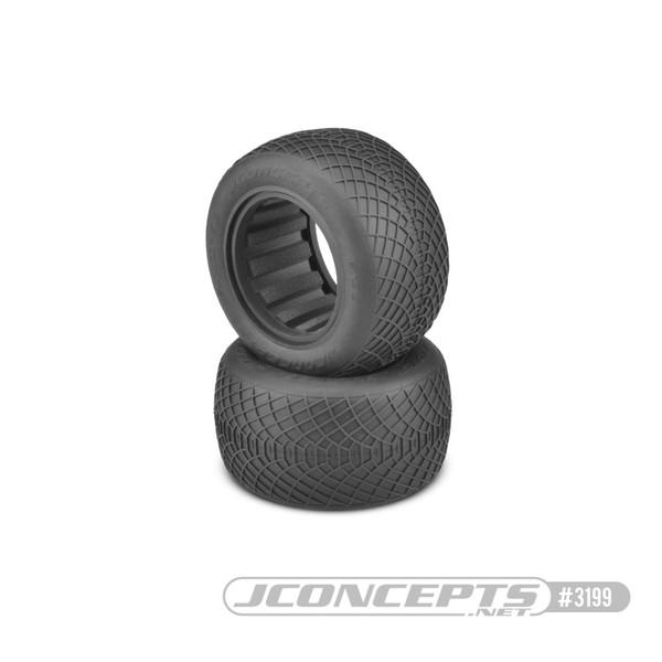 JConcepts Ellipse 2.2" 1/10 Stadium Truck Tires (2) (Gold) (JCO3199-05)