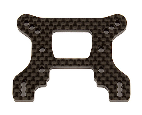 Team Associated RC10B74 Carbon Front Shock Tower (ASC92155)