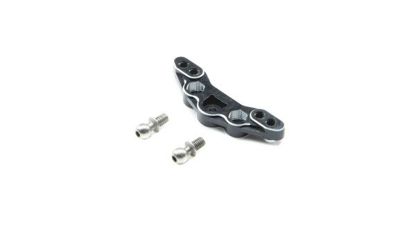 Losi Mini-T 2.0 Aluminum Front Camber Block (Black) (LOS311009)