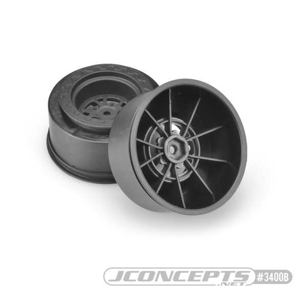 JConcepts Tactic - Street Eliminator Rear Wheels (Black) (JCO3400B)