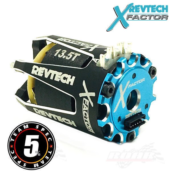 Trinity X-FACTOR 13.5T Team Spec Class Brushless Motor - BeachRC.com