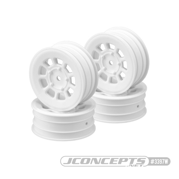 JConcepts 9 Shot 2.2" Front Buggy Wheels (4) (White)