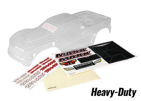 Traxxas Maxx Heavy Duty Body (Clear) - BeachRC.com