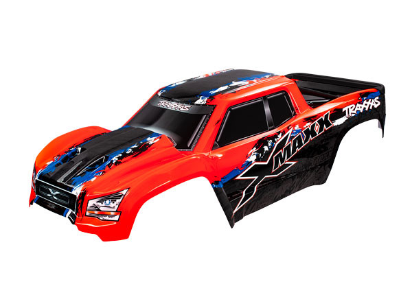 Traxxas X-Maxx Monster Truck Body, X-Maxx®, red (painted, decals