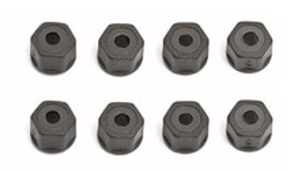 TEAM ASSOCIATED Self Threading Nylon Locknuts (8) (ASC6222)