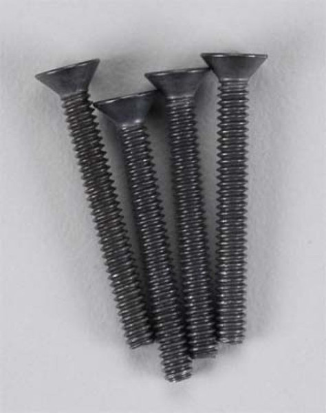 Custom Works 4-40 x 1" Flat Head Screws (4) (CSW5268)