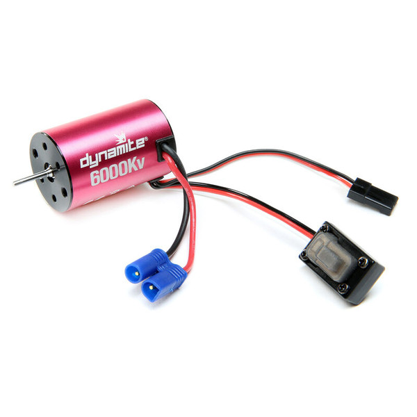 Dynamite Brushless Motor/ESC 2-in-1 Combo, 6000Kv: Mini-T 2.0