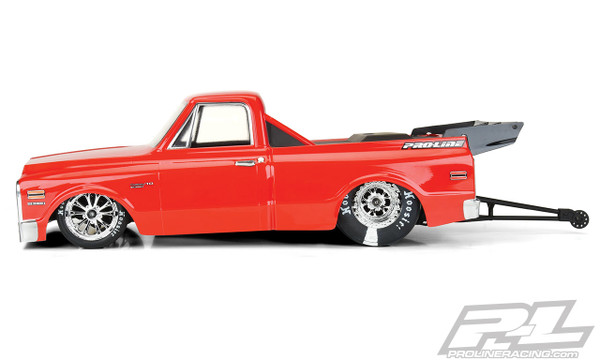 Pro-Line 1972 Chevy C-10 Clear Body for 22S No Prep, Slash Drag Car & DR10 (PRO3557-00)