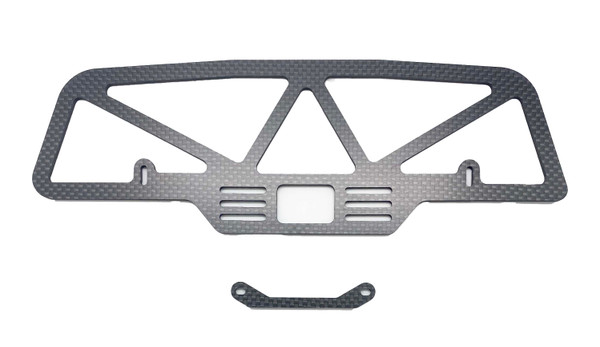 Assault RC Carbon Fiber Front Bumper (Custom Works Intimidator)