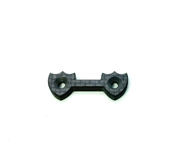 TLR carbon fiber wing button, one-piece gladiator wing button by assault rc for the Team Losi Racing 22 5.0 off-road buggy