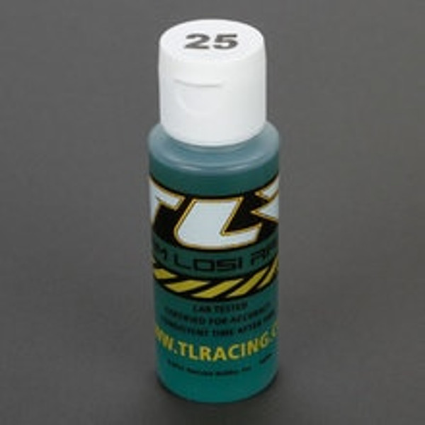 TLR Silicone Shock Oil, 25wt, 2 oz (TLR74004)