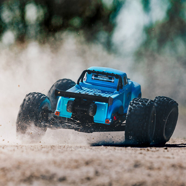 Arrma 1/8 NOTORIOUS 6S V5 4WD BLX Stunt Truck RTR (Blue) - BeachRC.com