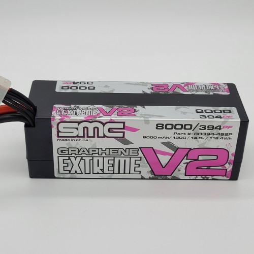 SMC True Spec Extreme Graphene V2 14.8V 8000mAh 120C hardcase