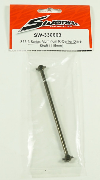 SWORKz Aluminum R-Center Drive Shaft (115mm)