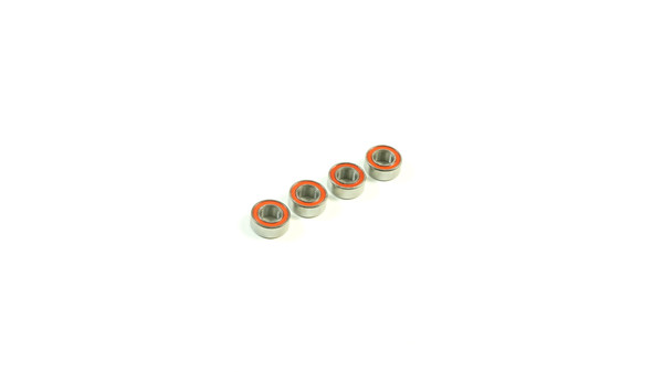 SWORKz Ball Bearing 5x10x4 RED Rubber (4)