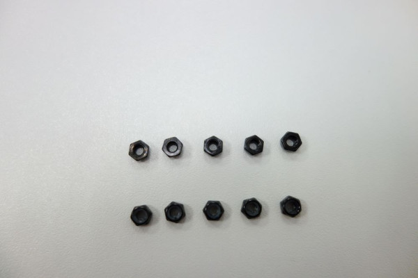 SWORKz Self Locking Nut M3 black (10)