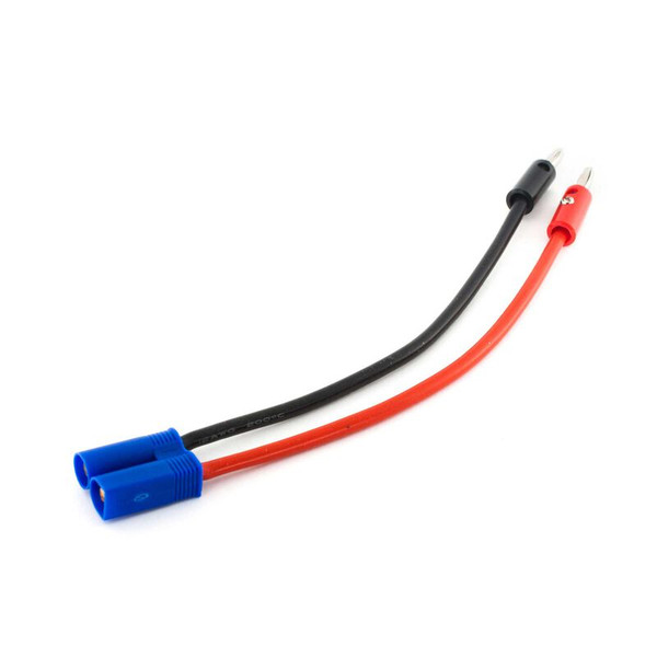 E-Flight Charge Lead: EC5 Device with 6" Wire & Jacks, 12 AWG