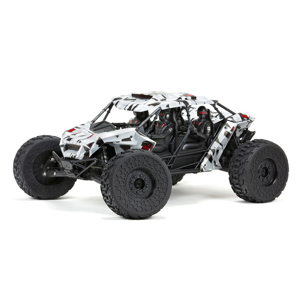 Arrma 1/7 FIRETEAM 6S 4WD BLX Speed Assault Vehicle (RTR) (White) (ARA7618T2)