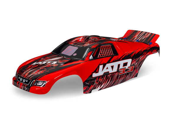 TRAXXAS Body, Jato®, Red (painted, decals applied)