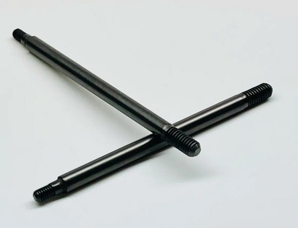 Klinik RC DLC Coated Front Shock Shafts 58.5mm (2) HB D819RS/819/817/V2/E819/E817