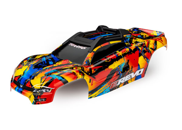 Traxxas E-Revo VXL 2.0 Solar Flare Painted Body - BeachRC.com
