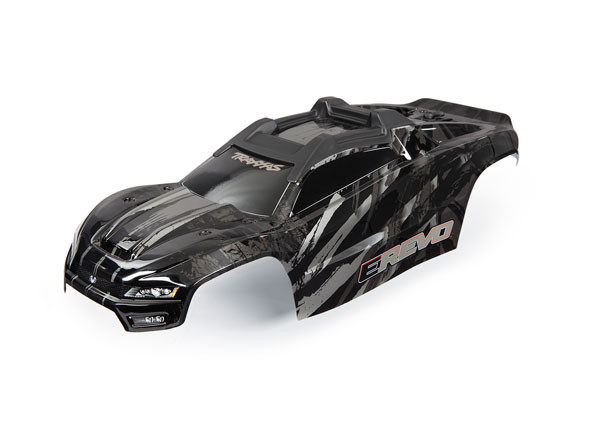 Traxxas E-Revo VXL 2.0 black Painted Body - BeachRC.com