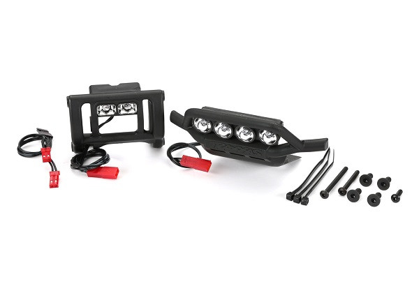 LED light set, complete (includes front and rear bumpers with LED light bar, rear LED harness, & BEC Y-harness) (fits 2WD Rustler® or Bandit®)
