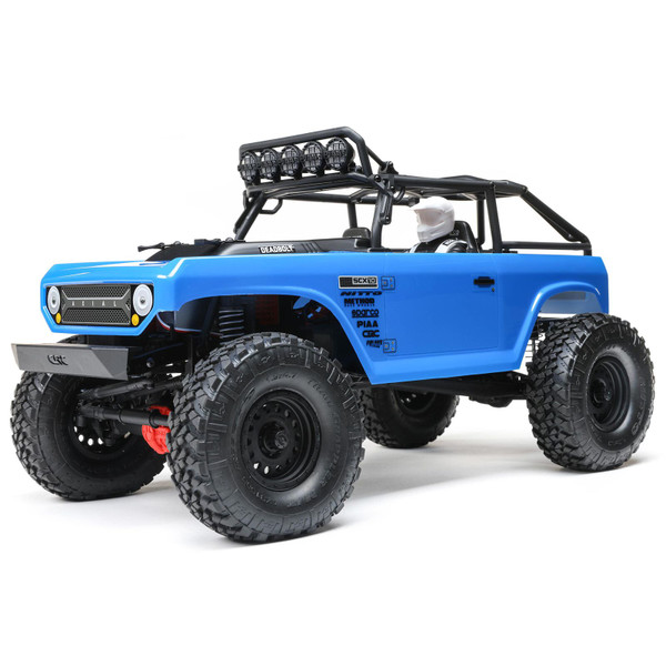 Axial 1/10 SCX10 II Deadbolt 4WD Brushed RTR, Blue - BeachRC.com