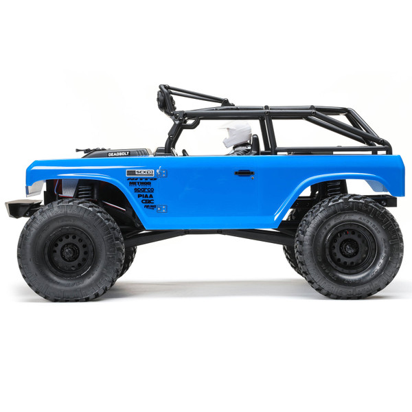 Axial 1/10 SCX10 II Deadbolt 4WD Brushed RTR, Blue - BeachRC.com