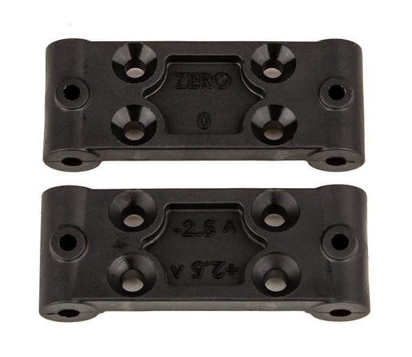 Team Associated RC10B6.4 Front Bulkhead Set (0deg/2.5deg)