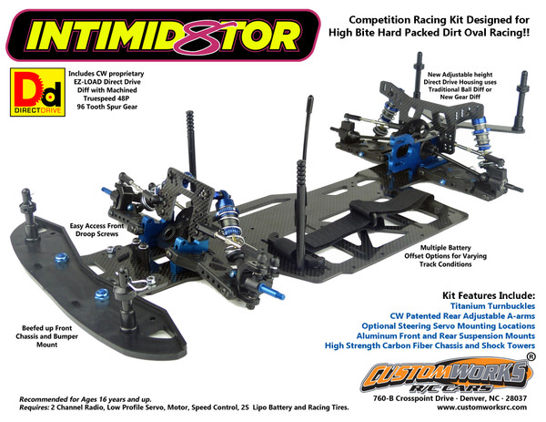 Custom Works RC Intimid8tor Kit Direct Drive