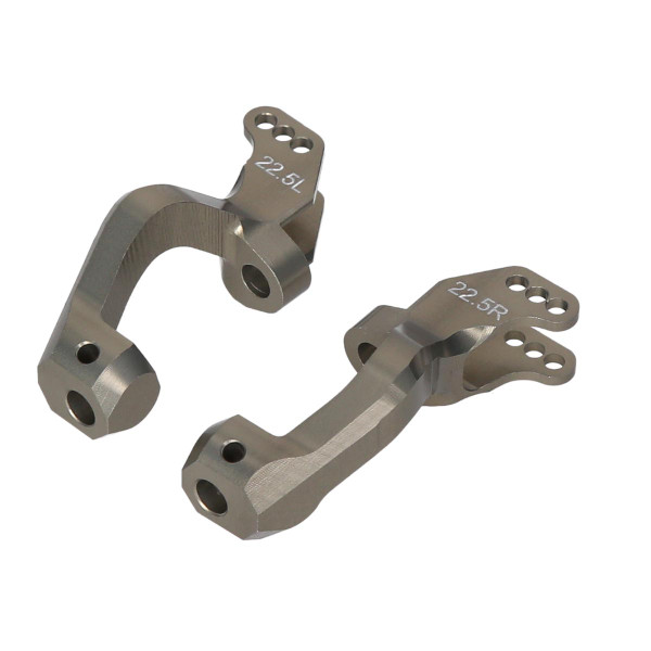 HB Racing D8 Caster Block Set LW (22.5 Degree)