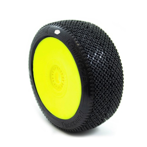 ProCircuit Kamikaze V2 Buggy Tires (C3) Medium - Pre-Mounted