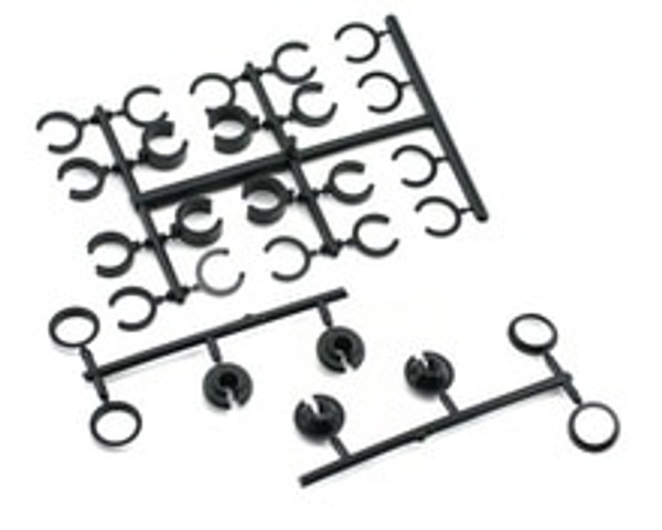 TEAM ASSOCIATED Preload Clips and Cups (4) (ASC6475)