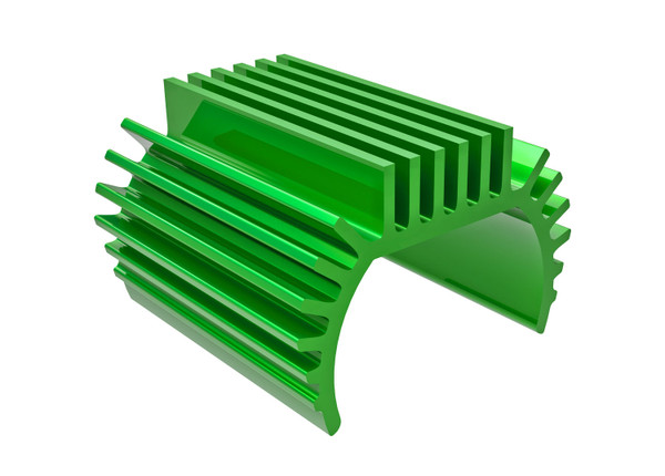 Heat sink, Titan® 87T motor (6061-T6 aluminum, green-anodized)
