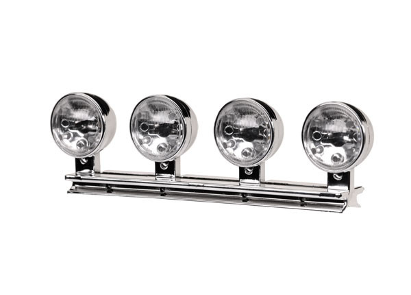 Light bar, chrome (housing & lens only) (fits #9262 or 9262X roll bar)
