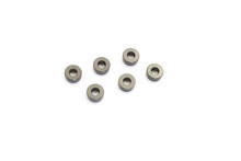 Kyosho 3x7x3mm Aluminum Washer (Gun Metal) (6) (KYOW0143GM)