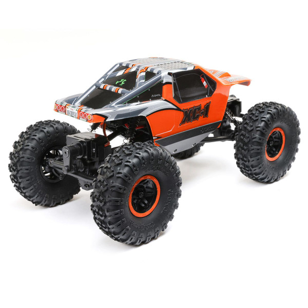 Axial 1/24 AX24 XC-1 4WS Crawler Brushed RTR, Orange - BeachRC.com