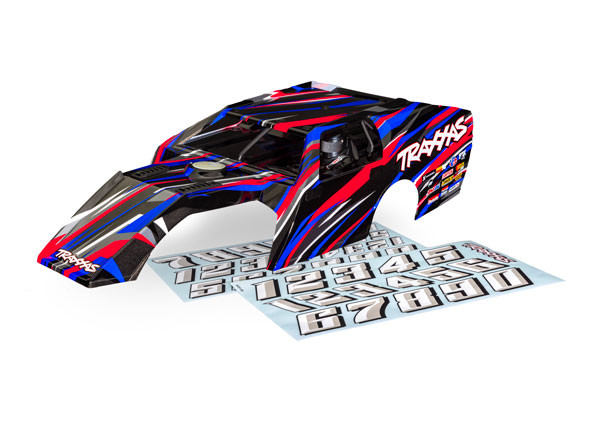 Traxxas Body, Slash® Mudboss, Red (painted, decals applied