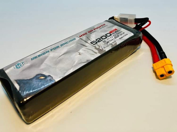 Fido LipoMaxx RC Racing Lipo Battery 5200mAh 3S 11.1V Stick Pack LCG with XT60 Plug