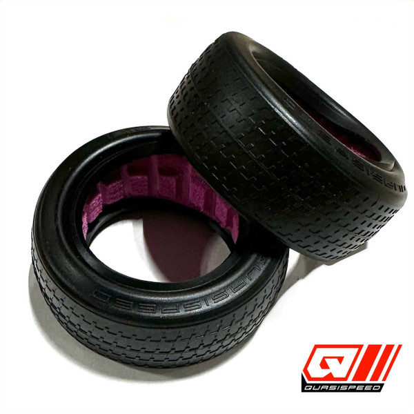 Quasi Speed Low Tread Front Tire with Inserts (Pair)