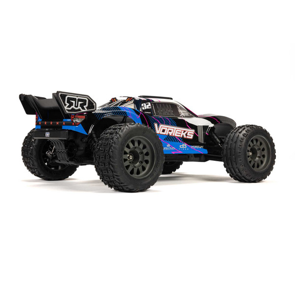 ARRMA 1/10 VORTEKS MEGA 550 2WD Stadium Truck RTR, Blue - BeachRC.com