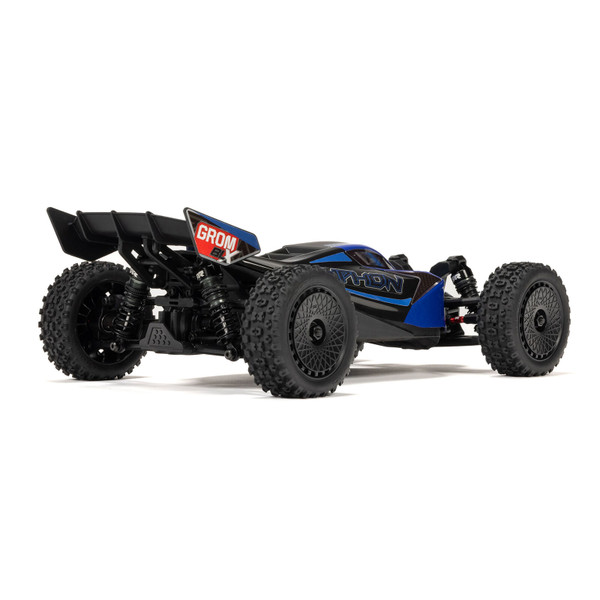 Arrma 1/14 TYPHON GROM 223S DSC 4X4 RTR Brushless Buggy, Blue
