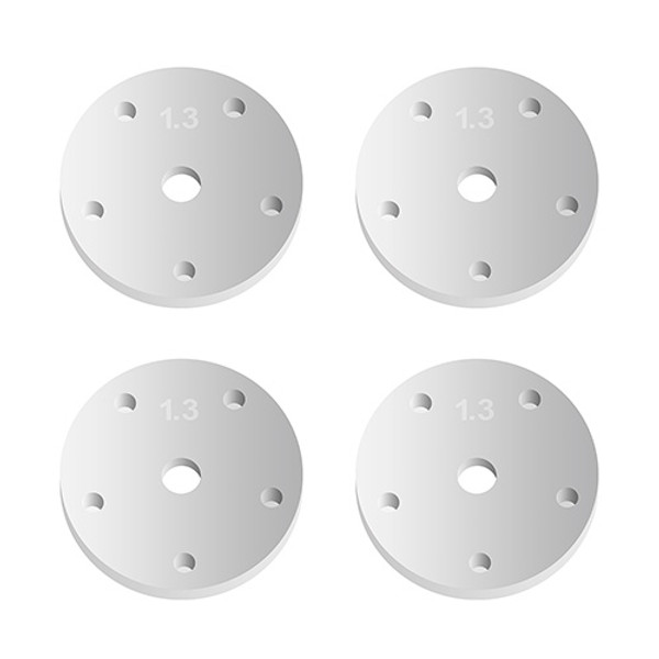 FT 16mm Shock Piston, 5x1.3mm, flat