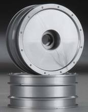 CUSTOM WORKS RC Front Wheel for Rubber Tire Silver (2)