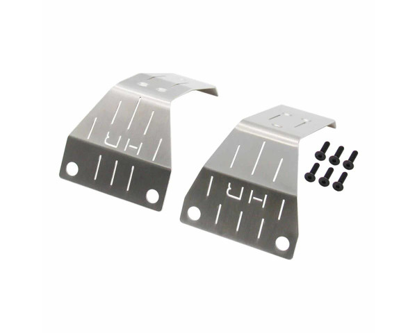 Hot Racing Stainless Steel Skid Plate Bumper Brace Set for Traxxas® Mini Maxx® (Front/Rear)