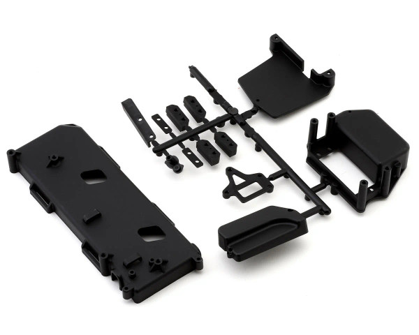 Mugen Seiki MBX8 ECO Radio Box & Battery Tray Set