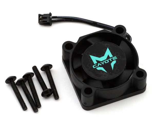 Cayote Crest RS60/RS80 25x25x10mm ESC Cooling Fan (Black/Aurora Green)