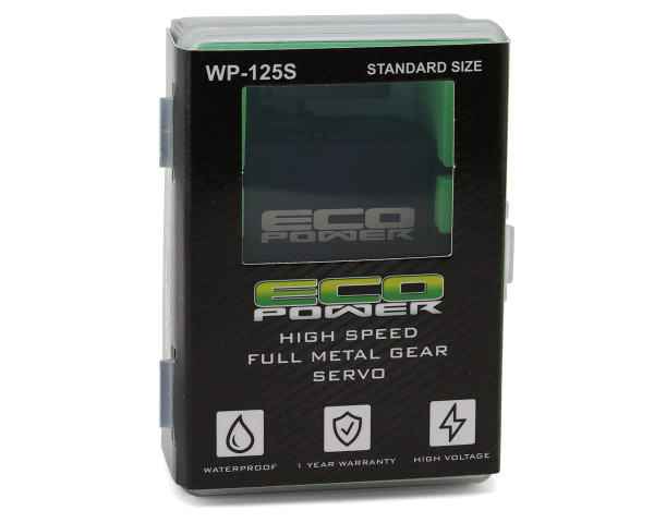 EcoPower WP125S Waterproof High Speed Metal Gear Digital Servo (HV)