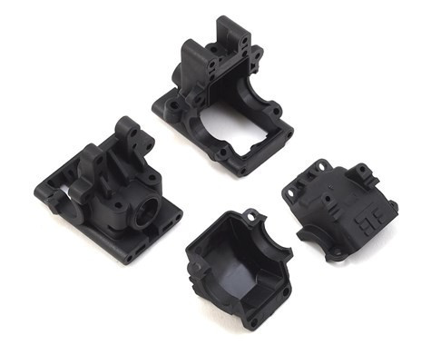 Tekno RC EB410 Front & Rear Bulkhead Set (TKR6519B)